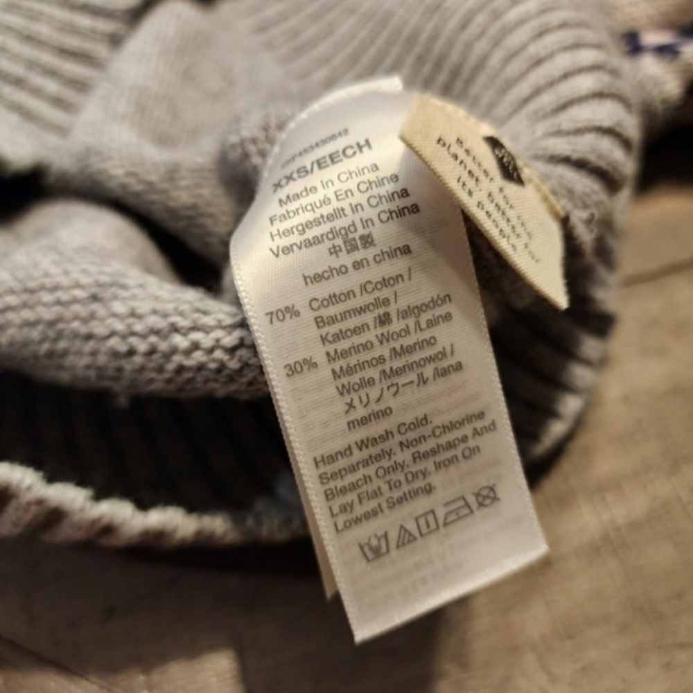 Madewell Leopard-Sleeve Tensley Pullover Sweater in Cotton-Merino Yarn. - Picture 7 of 7